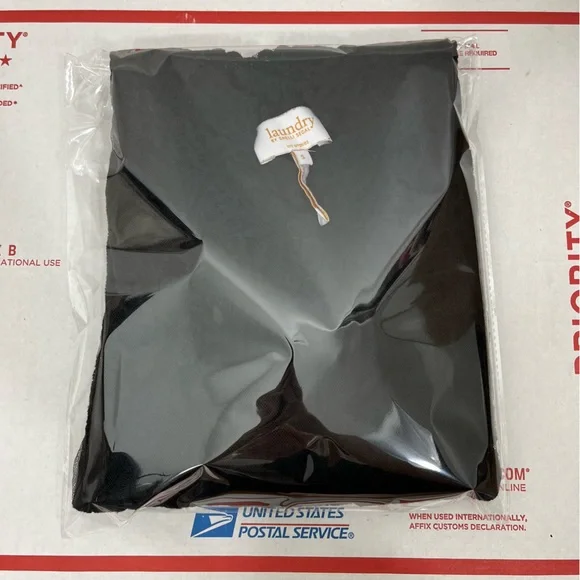 Laundry By Shelli Segal Black Mesh Lace Short Sleeve Top - Picture 10 of 10